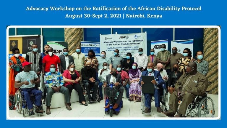 ADF’s Regional Workshop on the Ratification of the African Union Disability Protocol held in Nairobi, Kenya from Aug 30-Sept 2