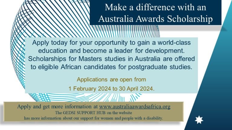 EXPERIENCE THE POSSIBILITIES WITH AN AUSTRALIA AWARDS SCHOLARSHIP