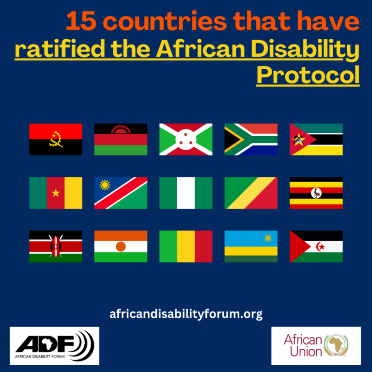 PRESS RELEASE: Ratifications of the Protocol to the African Charter on Human and Peoples’ Rights on the Rights of Persons with Disabilities in Africa