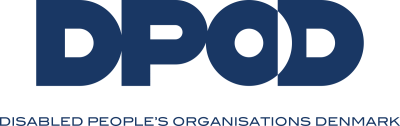 disabled people organization Denmark logo