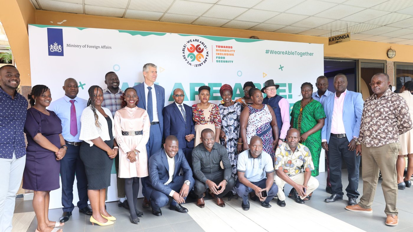 ||||Panel of speakers at the We Are Able closing event in Uganda