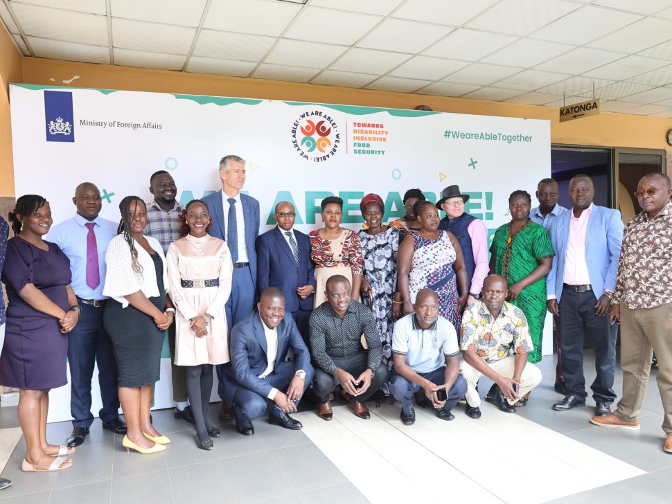 ||||Panel of speakers at the We Are Able closing event in Uganda